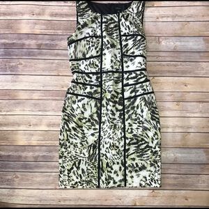 Ann Taylor Sheath Dress Animal Print